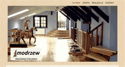 Desktop Screenshot of modrzew.pl