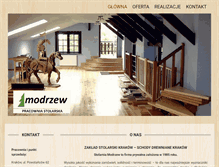 Tablet Screenshot of modrzew.pl